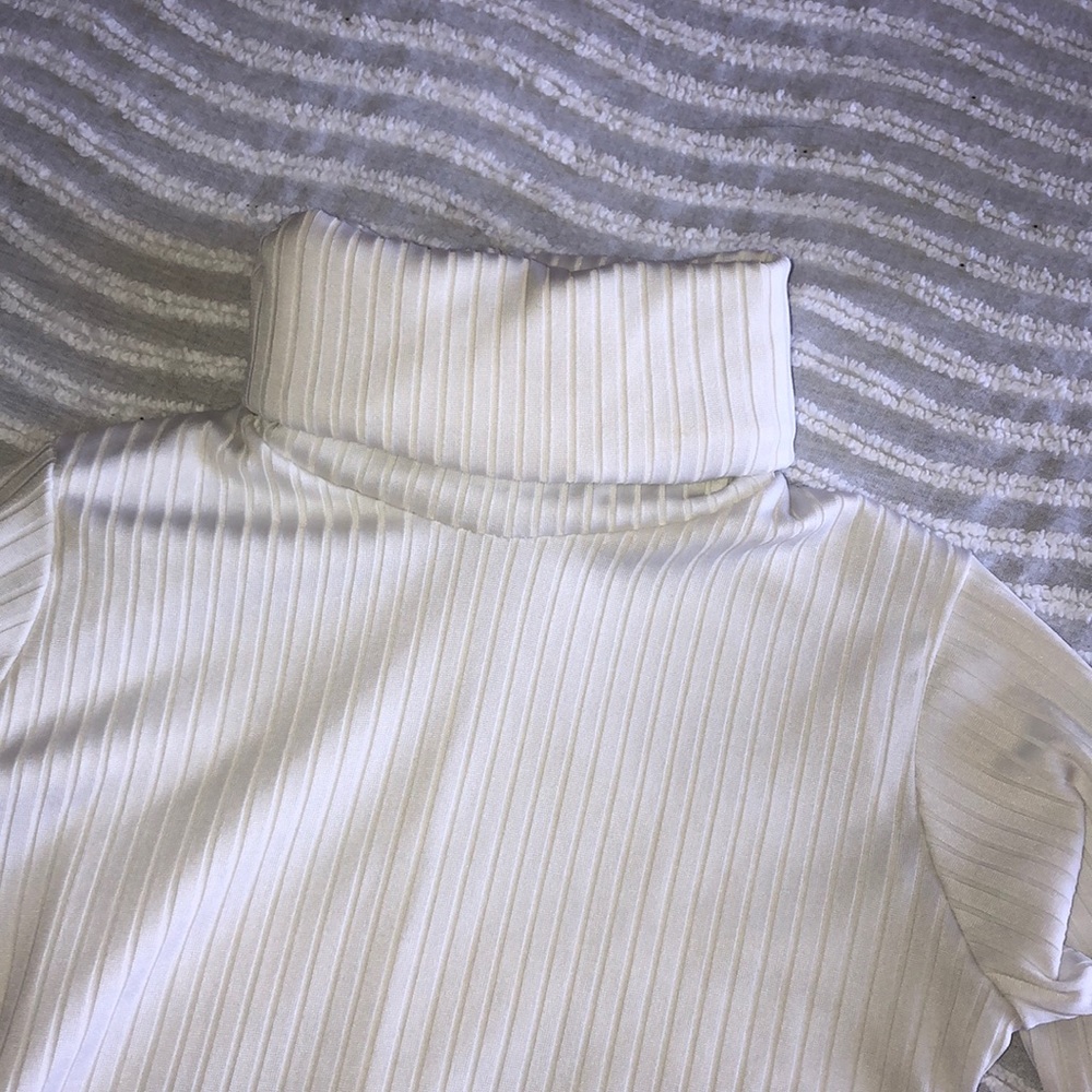 Nasty Gal White  Cowl-neck Sweater